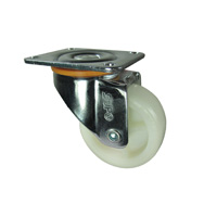 Caster Wheel, Model: C01-01-50-614, Moving, Milk White, 2in